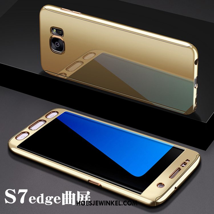 Samsung Galaxy S7 Edge Hoesje Opknoping Nek Schrobben Plating, Samsung Galaxy S7 Edge Hoesje Dun Ster