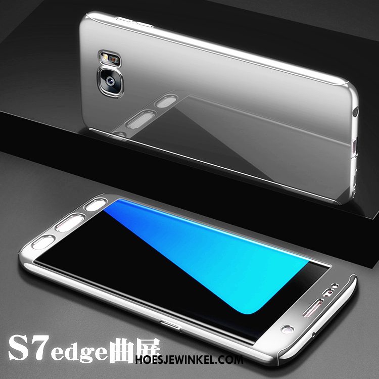 Samsung Galaxy S7 Edge Hoesje Opknoping Nek Schrobben Plating, Samsung Galaxy S7 Edge Hoesje Dun Ster