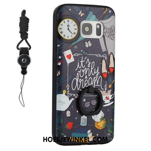 Samsung Galaxy S7 Edge Hoesje Siliconen Ster Hanger, Samsung Galaxy S7 Edge Hoesje Mobiele Telefoon Ring