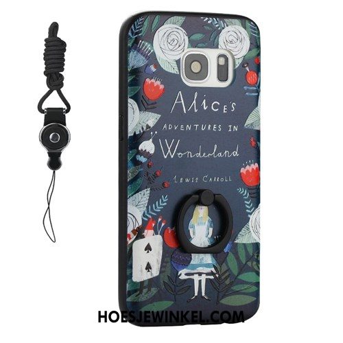 Samsung Galaxy S7 Edge Hoesje Siliconen Ster Hanger, Samsung Galaxy S7 Edge Hoesje Mobiele Telefoon Ring