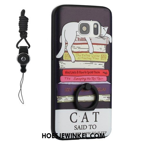 Samsung Galaxy S7 Edge Hoesje Siliconen Ster Hanger, Samsung Galaxy S7 Edge Hoesje Mobiele Telefoon Ring