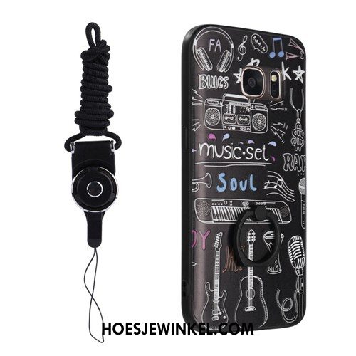 Samsung Galaxy S7 Edge Hoesje Siliconen Ster Hanger, Samsung Galaxy S7 Edge Hoesje Mobiele Telefoon Ring