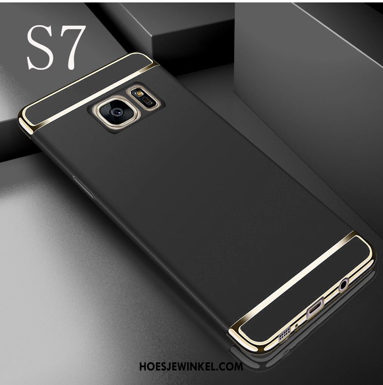 Samsung Galaxy S7 Hoesje Goud Ster Hard, Samsung Galaxy S7 Hoesje Anti-fall Mobiele Telefoon