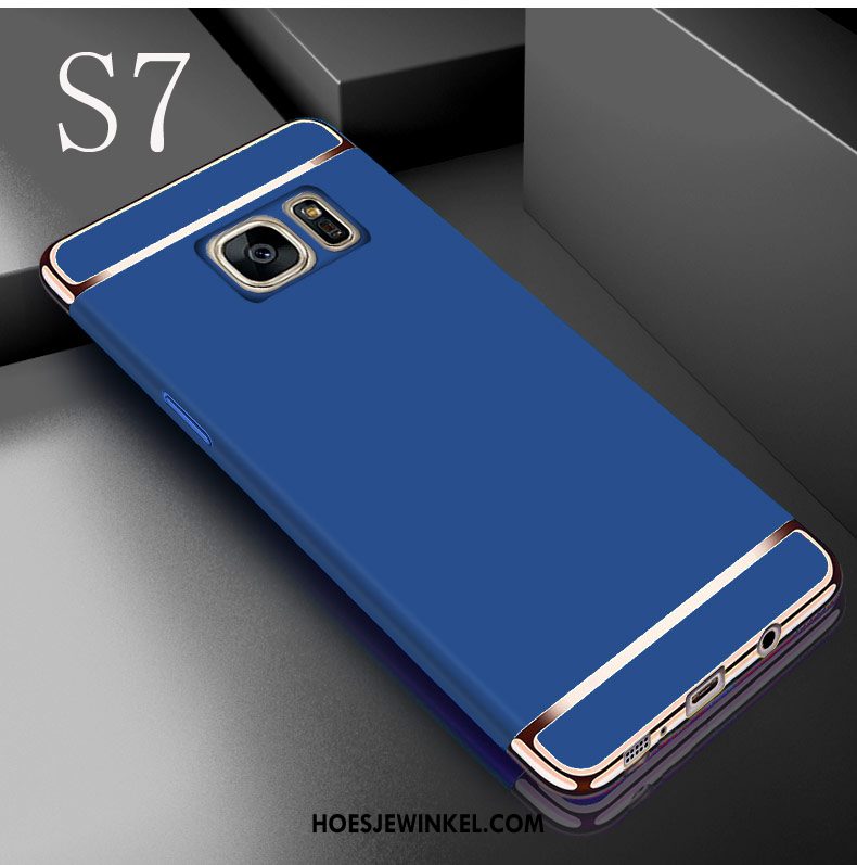 Samsung Galaxy S7 Hoesje Goud Ster Hard, Samsung Galaxy S7 Hoesje Anti-fall Mobiele Telefoon