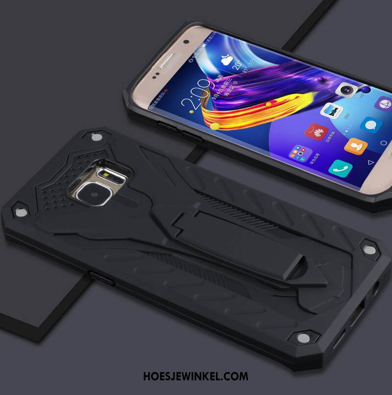 Samsung Galaxy S7 Hoesje Mobiele Telefoon Hoes Bescherming, Samsung Galaxy S7 Hoesje Goud Ster