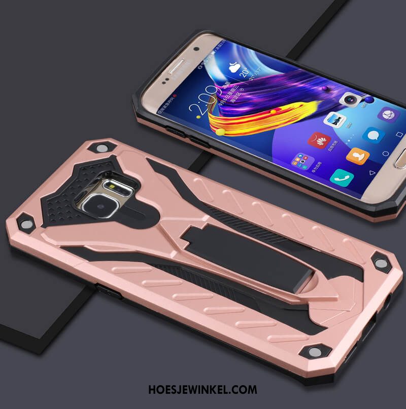 Samsung Galaxy S7 Hoesje Mobiele Telefoon Hoes Bescherming, Samsung Galaxy S7 Hoesje Goud Ster