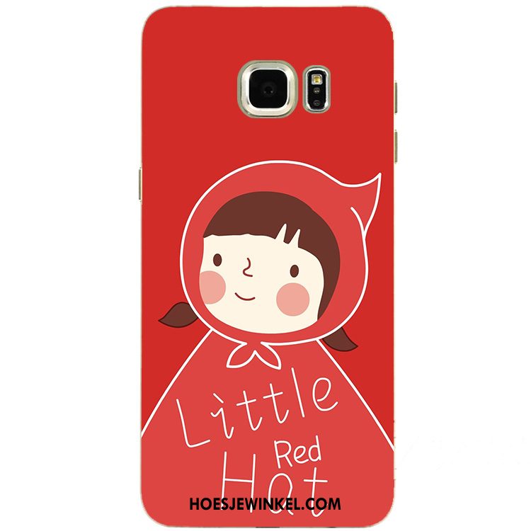 Samsung Galaxy S7 Hoesje Rood Ster Mini, Samsung Galaxy S7 Hoesje Hoes Geel