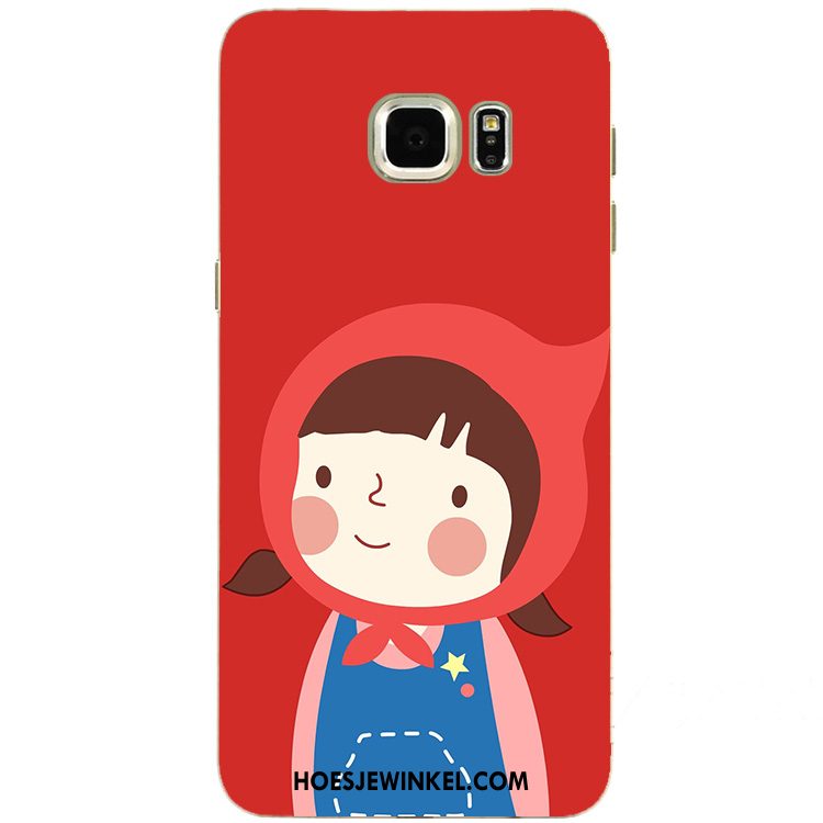 Samsung Galaxy S7 Hoesje Rood Ster Mini, Samsung Galaxy S7 Hoesje Hoes Geel