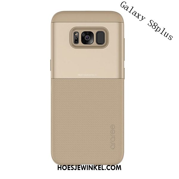 Samsung Galaxy S8+ Hoesje All Inclusive Hoes Echte, Samsung Galaxy S8+ Hoesje Zwart Mobiele Telefoon
