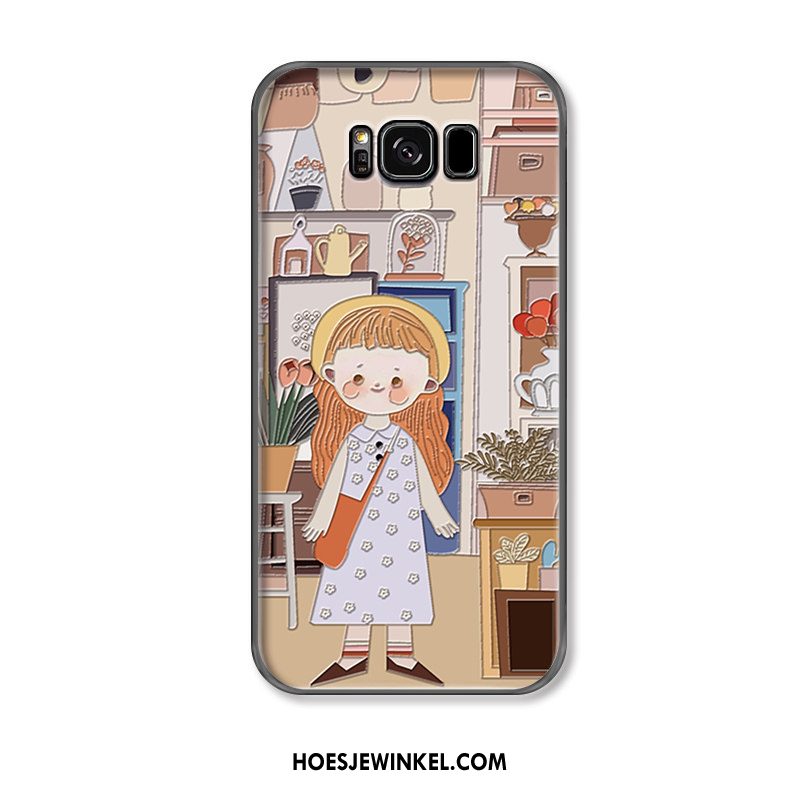 Samsung Galaxy S8+ Hoesje All Inclusive Mobiele Telefoon Hoes, Samsung Galaxy S8+ Hoesje Reliëf Hanger