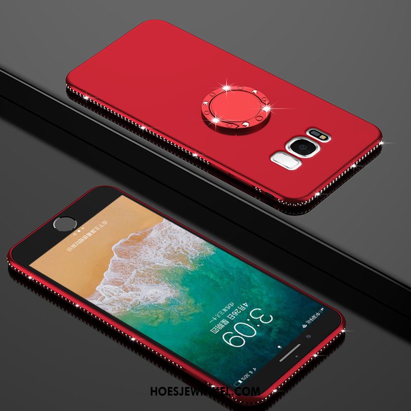 Samsung Galaxy S8+ Hoesje All Inclusive Net Red Ster, Samsung Galaxy S8+ Hoesje Siliconen Schrobben
