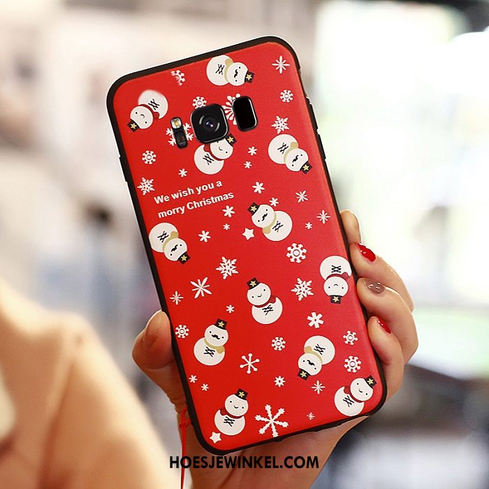 Samsung Galaxy S8 Hoesje Anti-fall Bescherming Mobiele Telefoon, Samsung Galaxy S8 Hoesje Rood Spotprent