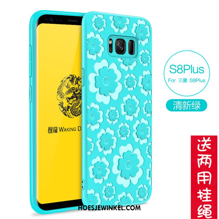 Samsung Galaxy S8+ Hoesje Bescherming Blauw Ster, Samsung Galaxy S8+ Hoesje Dunne Anti-fall