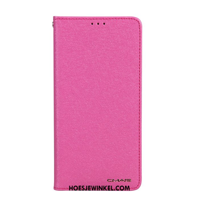 Samsung Galaxy S8+ Hoesje Blauw Clamshell Leren Etui, Samsung Galaxy S8+ Hoesje All Inclusive Ster
