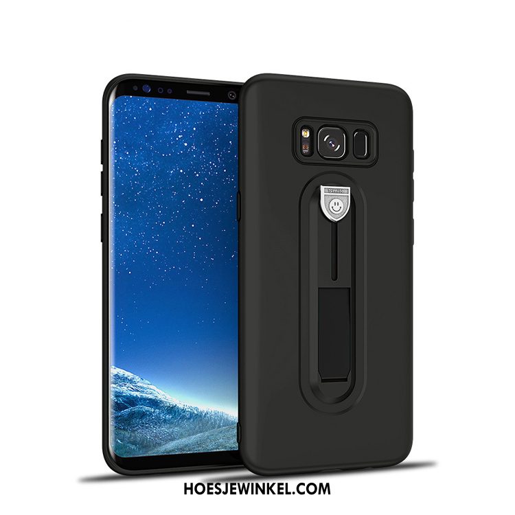 Samsung Galaxy S8+ Hoesje Hard Hoes Ondersteuning, Samsung Galaxy S8+ Hoesje Schrobben Rood