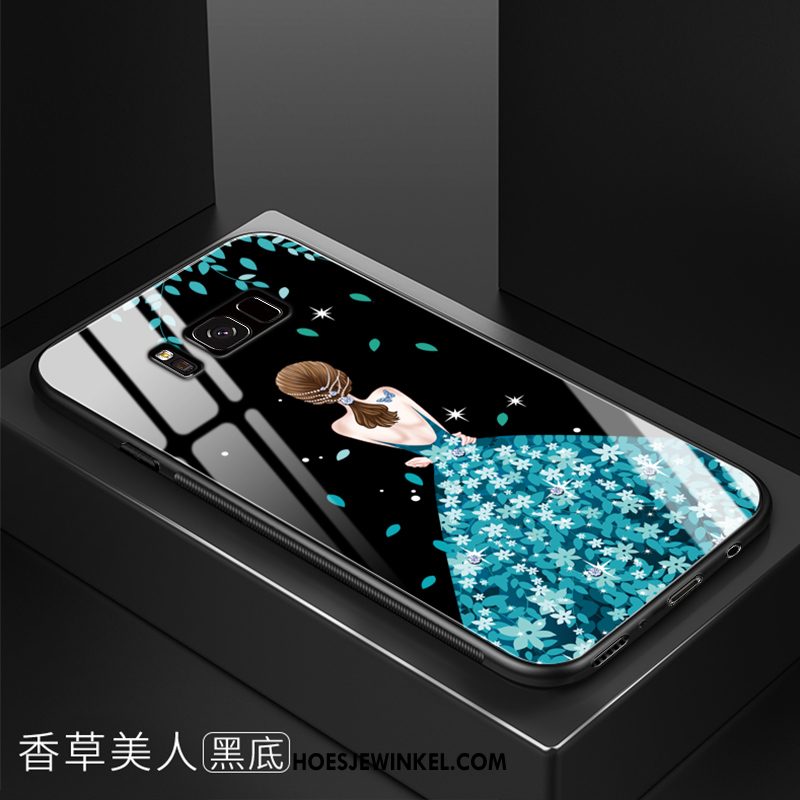 Samsung Galaxy S8+ Hoesje Hard Ster Glas, Samsung Galaxy S8+ Hoesje Trend Siliconen