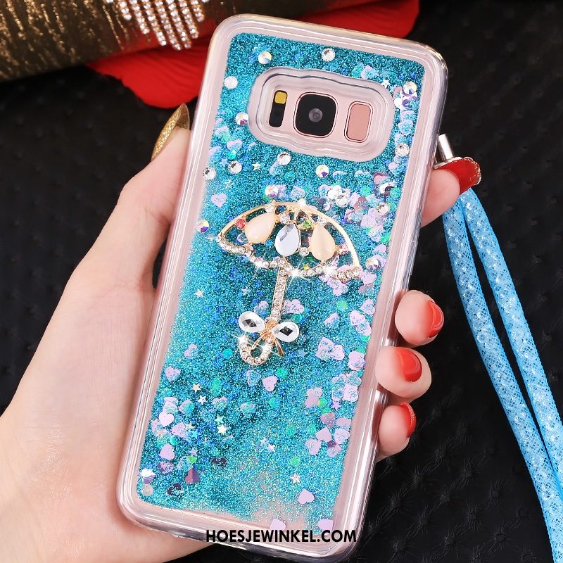 Samsung Galaxy S8 Hoesje Hoes Mobiele Telefoon Blauw, Samsung Galaxy S8 Hoesje Bescherming Trend