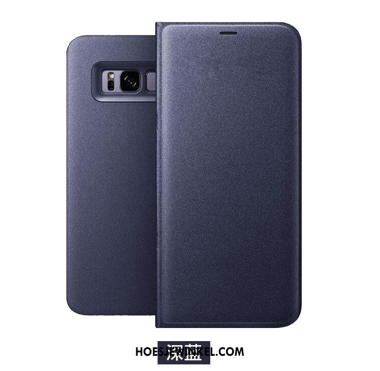 Samsung Galaxy S8 Hoesje Kaart Bedrijf Folio, Samsung Galaxy S8 Hoesje Blauw Bescherming