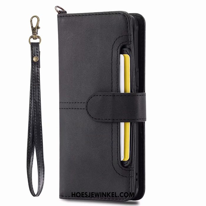 Samsung Galaxy S8+ Hoesje Kaart Tas Portemonnee Mobiele Telefoon, Samsung Galaxy S8+ Hoesje Folio Leren Etui Braun