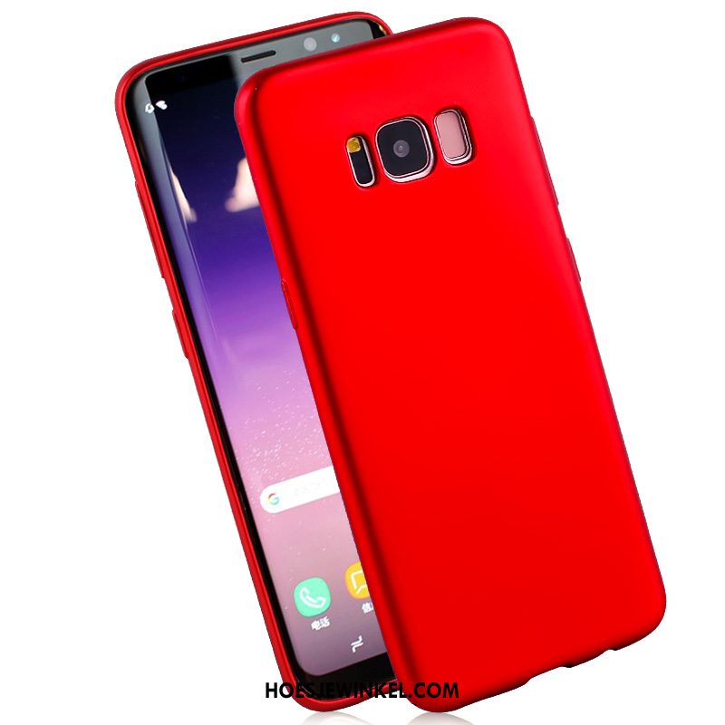 Samsung Galaxy S8+ Hoesje Mobiele Telefoon All Inclusive Hoes, Samsung Galaxy S8+ Hoesje Zacht Rood