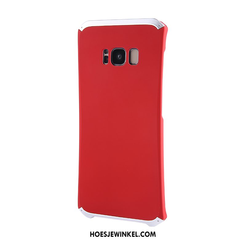 Samsung Galaxy S8+ Hoesje Mobiele Telefoon Rood Koel, Samsung Galaxy S8+ Hoesje Trend Metaal