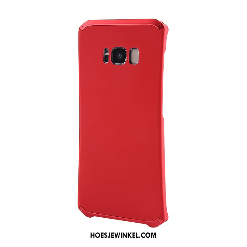 Samsung Galaxy S8+ Hoesje Mobiele Telefoon Rood Koel, Samsung Galaxy S8+ Hoesje Trend Metaal