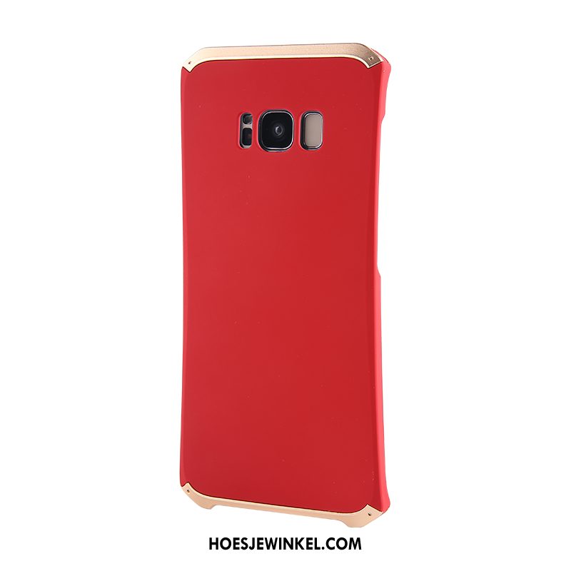 Samsung Galaxy S8+ Hoesje Mobiele Telefoon Rood Koel, Samsung Galaxy S8+ Hoesje Trend Metaal