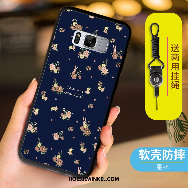 Samsung Galaxy S8 Hoesje Mobiele Telefoon Zwart Hanger, Samsung Galaxy S8 Hoesje Trend Siliconen