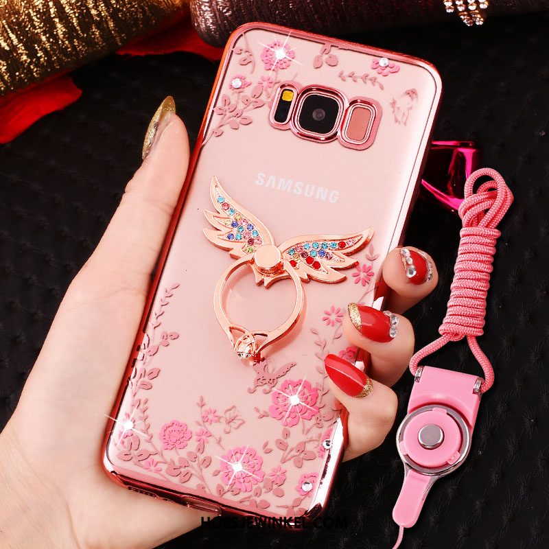 Samsung Galaxy S8+ Hoesje Ring Mobiele Telefoon Winkel, Samsung Galaxy S8+ Hoesje Roze Ster