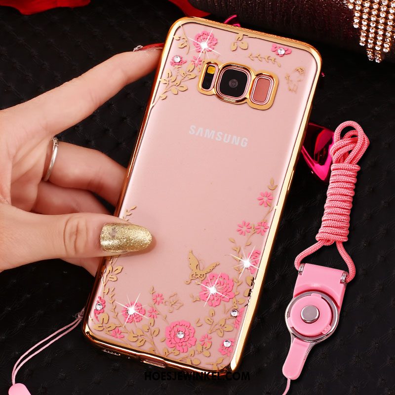 Samsung Galaxy S8+ Hoesje Ring Mobiele Telefoon Winkel, Samsung Galaxy S8+ Hoesje Roze Ster