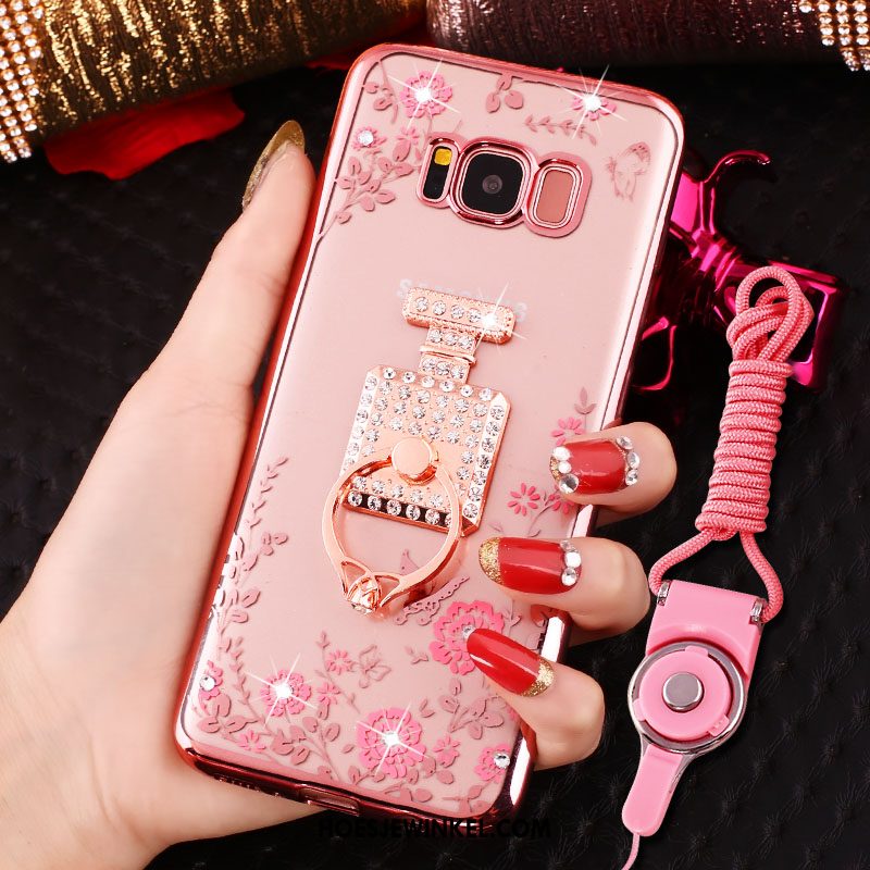 Samsung Galaxy S8+ Hoesje Ring Mobiele Telefoon Winkel, Samsung Galaxy S8+ Hoesje Roze Ster