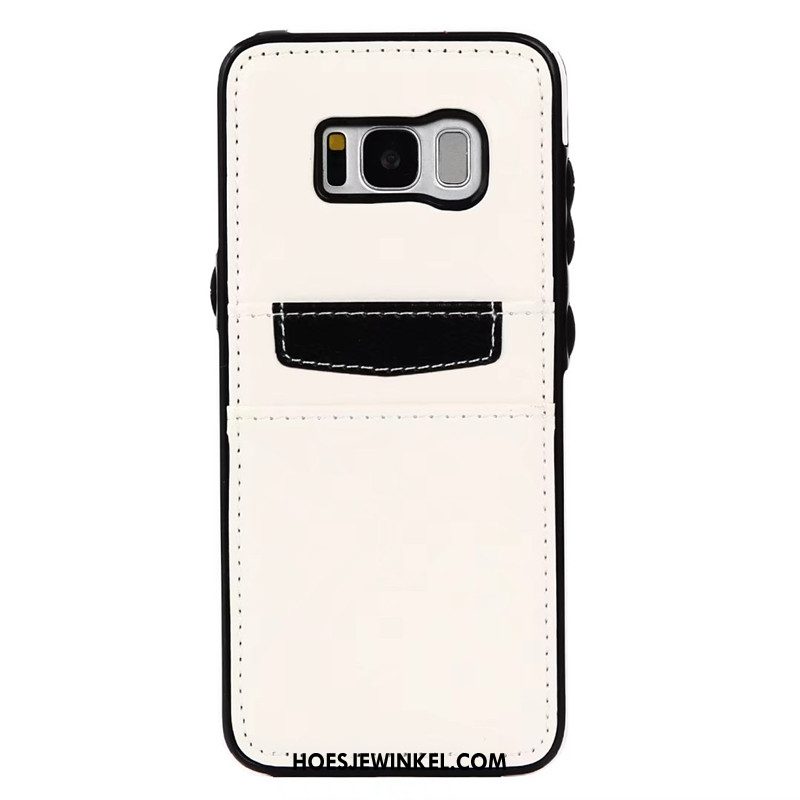 Samsung Galaxy S8+ Hoesje Rood Mobiele Telefoon Anti-fall, Samsung Galaxy S8+ Hoesje Leren Etui Scheppend