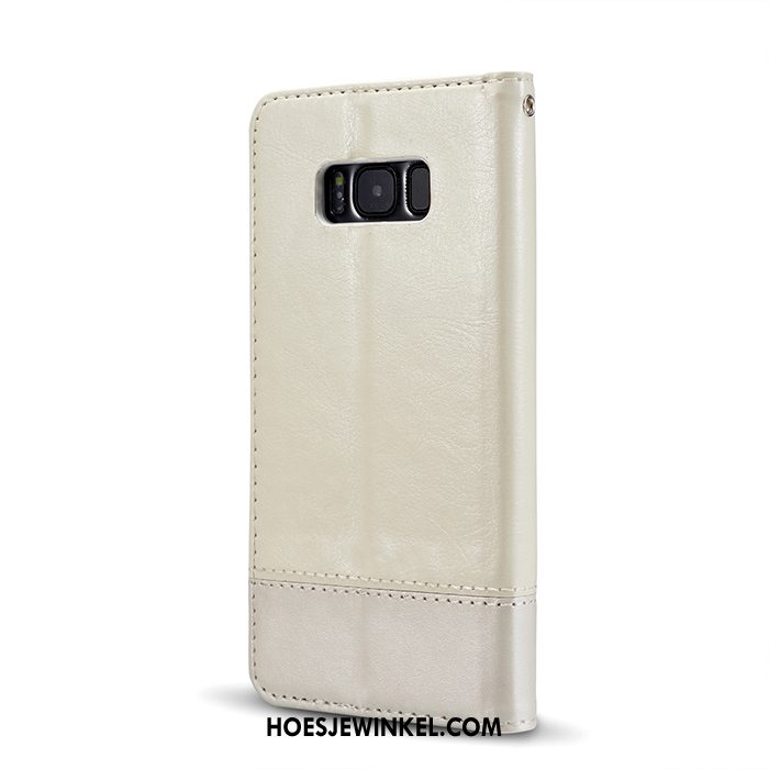 Samsung Galaxy S8 Hoesje Ster Folio Mobiele Telefoon, Samsung Galaxy S8 Hoesje Groen Kaart