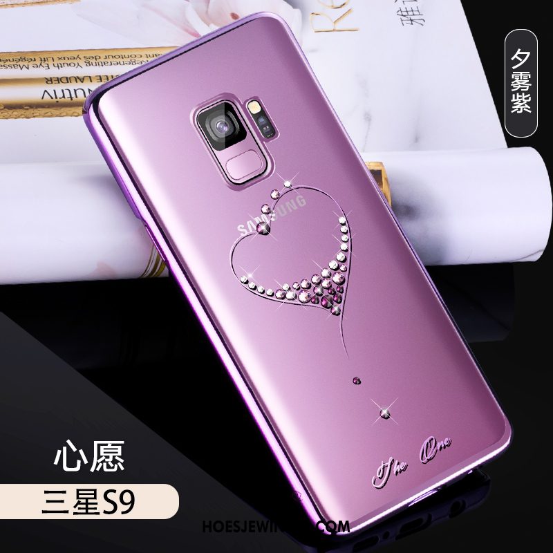 Samsung Galaxy S9 Hoesje All Inclusive Persoonlijk Luxe, Samsung Galaxy S9 Hoesje Lichte En Dun Met Strass