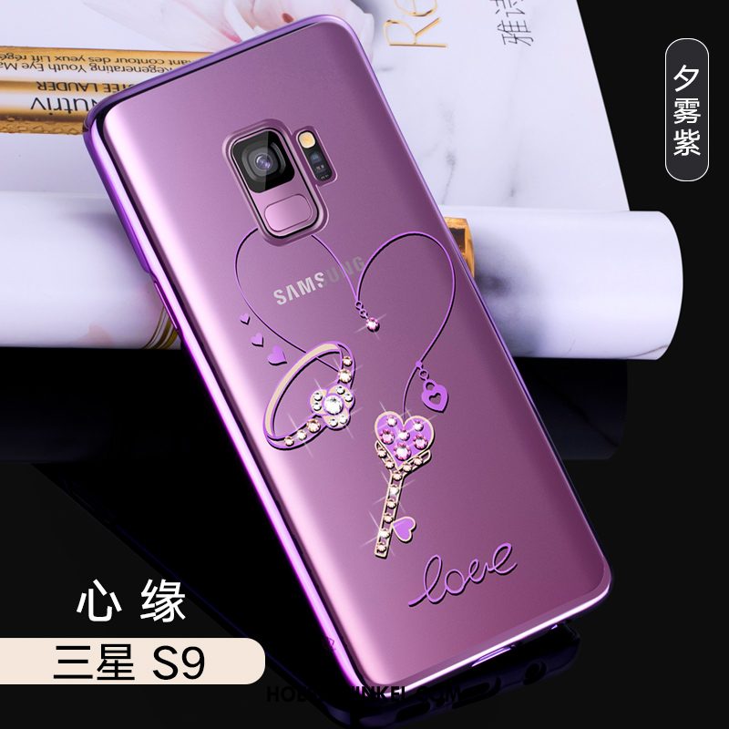 Samsung Galaxy S9 Hoesje All Inclusive Persoonlijk Luxe, Samsung Galaxy S9 Hoesje Lichte En Dun Met Strass