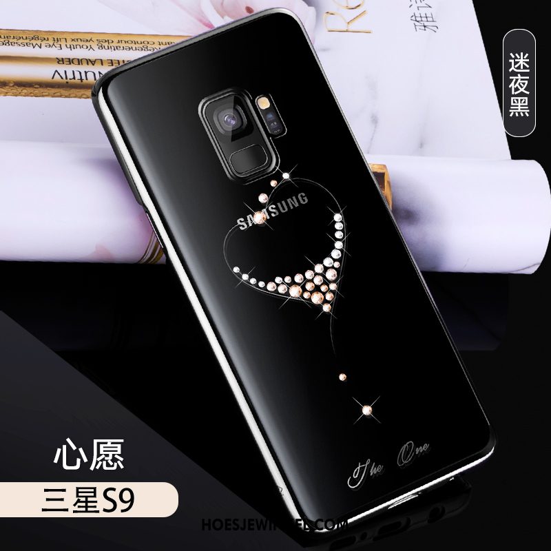 Samsung Galaxy S9 Hoesje All Inclusive Persoonlijk Luxe, Samsung Galaxy S9 Hoesje Lichte En Dun Met Strass