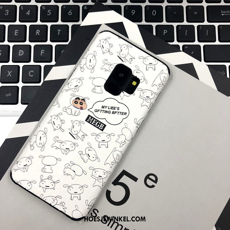 Samsung Galaxy S9 Hoesje All Inclusive Schrobben Scheppend, Samsung Galaxy S9 Hoesje Dun Reliëf