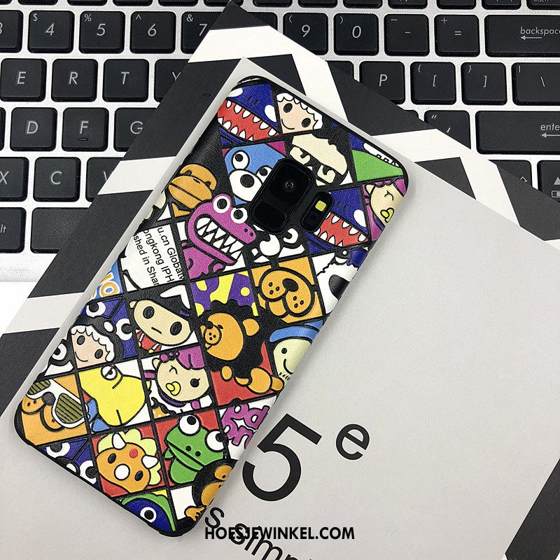 Samsung Galaxy S9 Hoesje All Inclusive Schrobben Scheppend, Samsung Galaxy S9 Hoesje Dun Reliëf