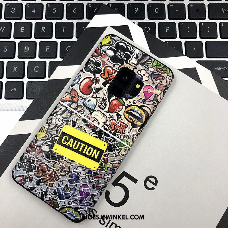 Samsung Galaxy S9 Hoesje All Inclusive Schrobben Scheppend, Samsung Galaxy S9 Hoesje Dun Reliëf