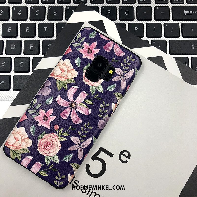 Samsung Galaxy S9 Hoesje All Inclusive Schrobben Scheppend, Samsung Galaxy S9 Hoesje Dun Reliëf