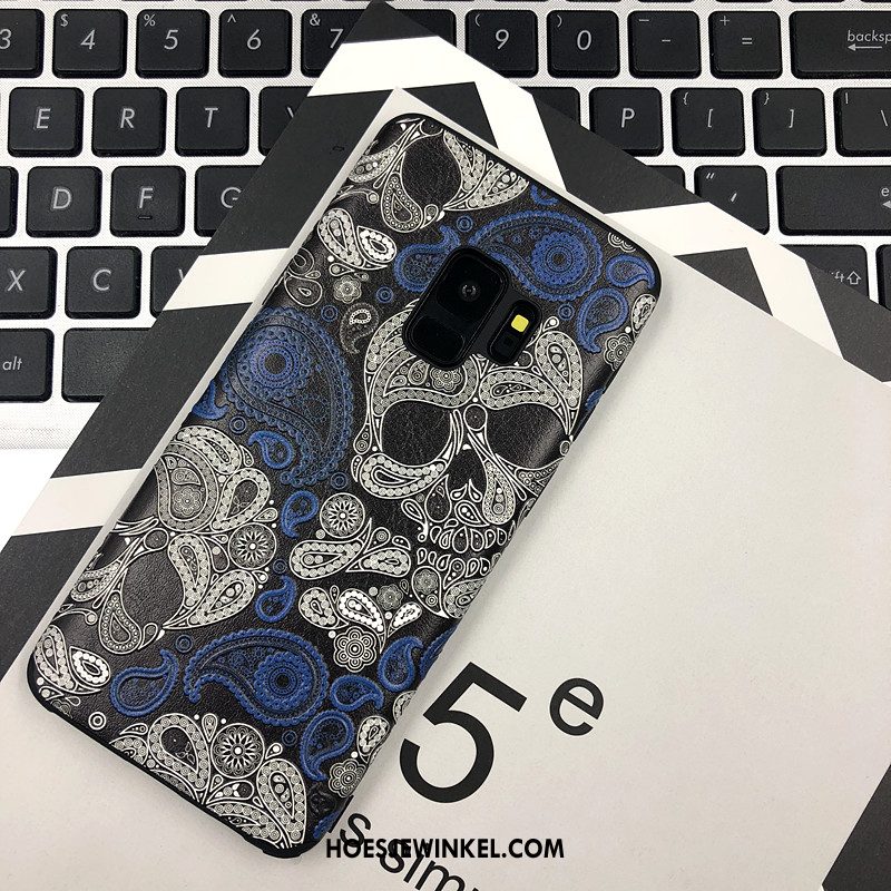 Samsung Galaxy S9 Hoesje All Inclusive Schrobben Scheppend, Samsung Galaxy S9 Hoesje Dun Reliëf