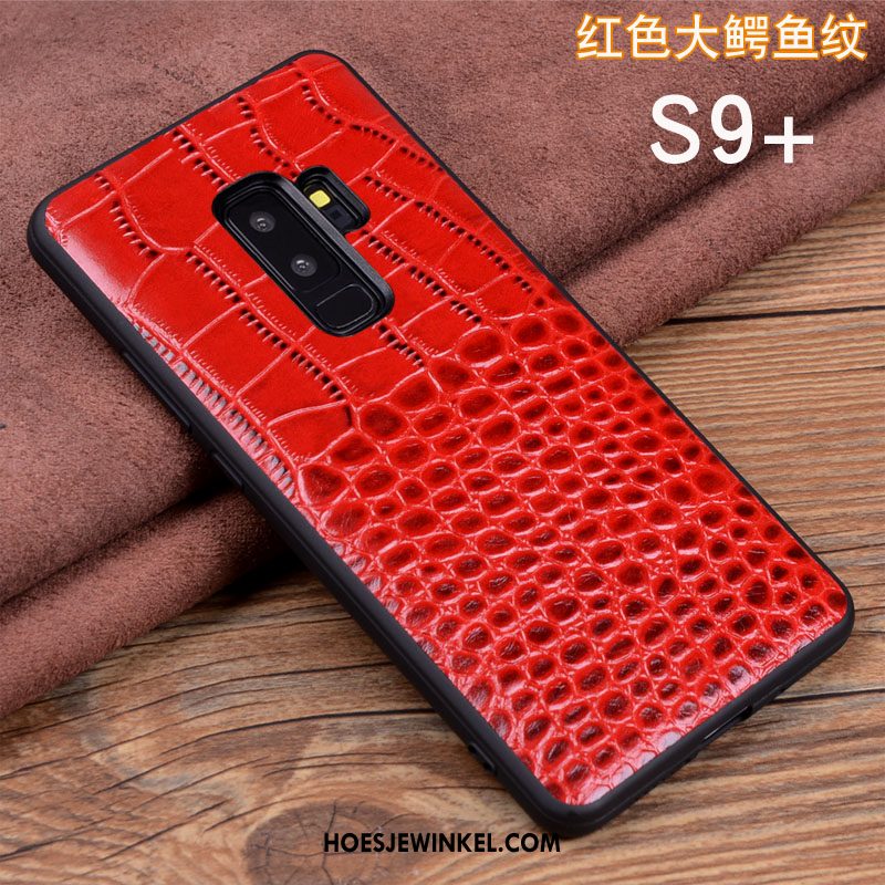 Samsung Galaxy S9+ Hoesje Hoes Rood All Inclusive, Samsung Galaxy S9+ Hoesje Mobiele Telefoon Ster