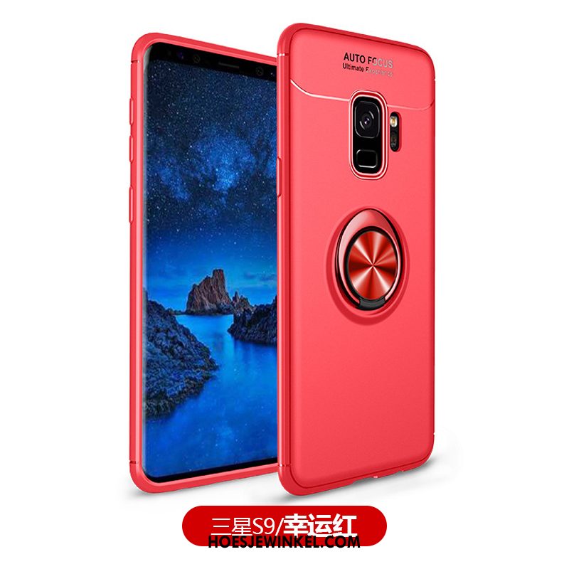 Samsung Galaxy S9 Hoesje Rood Trendy Merk Nieuw, Samsung Galaxy S9 Hoesje Schrobben Ondersteuning