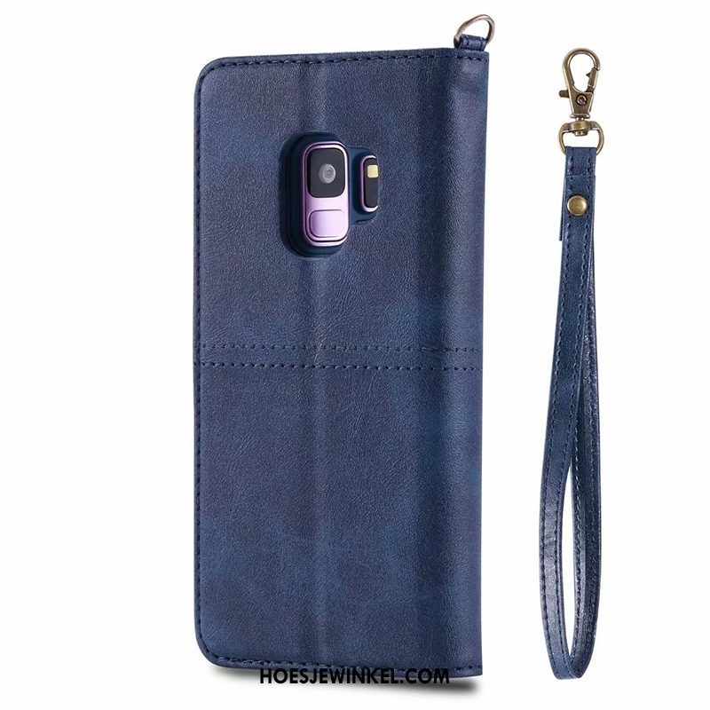 Samsung Galaxy S9+ Hoesje Ster Kaart Tas Hoes, Samsung Galaxy S9+ Hoesje Hanger Bescherming