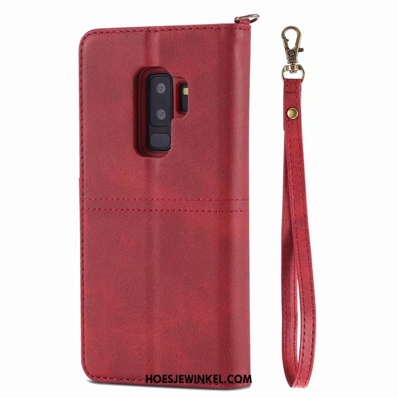 Samsung Galaxy S9+ Hoesje Ster Kaart Tas Hoes, Samsung Galaxy S9+ Hoesje Hanger Bescherming