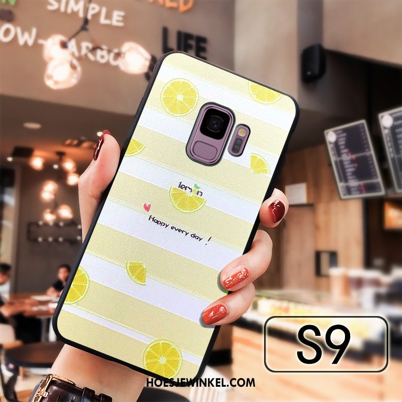 Samsung Galaxy S9 Hoesje Zacht All Inclusive Anti-fall, Samsung Galaxy S9 Hoesje Fruit Groen