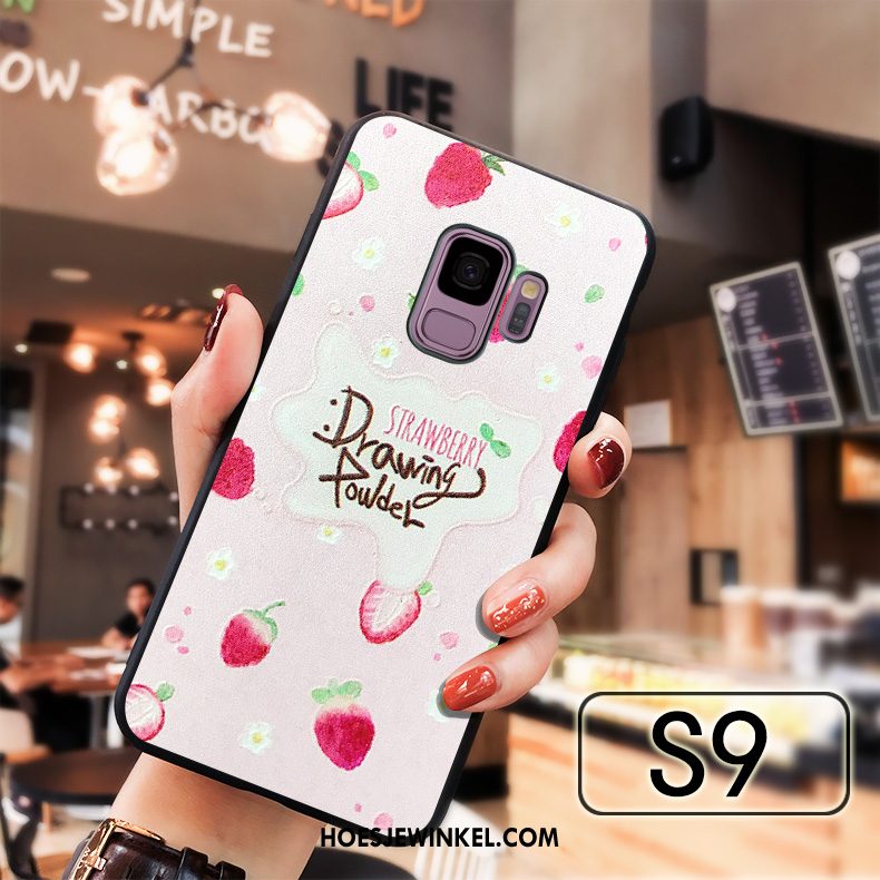 Samsung Galaxy S9 Hoesje Zacht All Inclusive Anti-fall, Samsung Galaxy S9 Hoesje Fruit Groen