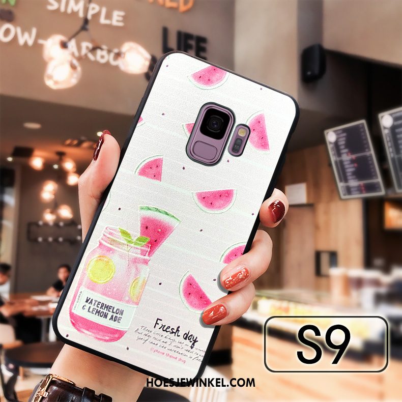 Samsung Galaxy S9 Hoesje Zacht All Inclusive Anti-fall, Samsung Galaxy S9 Hoesje Fruit Groen