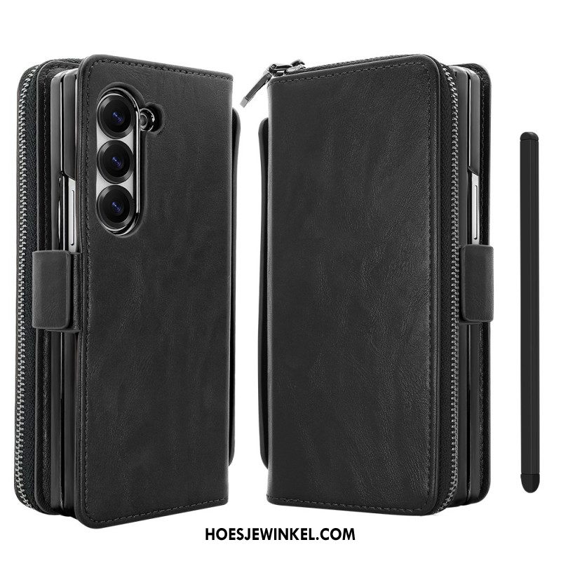 Samsung Galaxy Z Fold 7 Etui Met Rits En Riempje