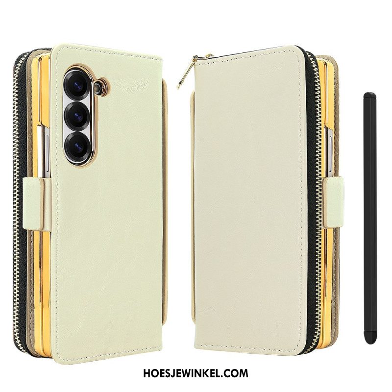 Samsung Galaxy Z Fold 7 Etui Met Rits En Riempje